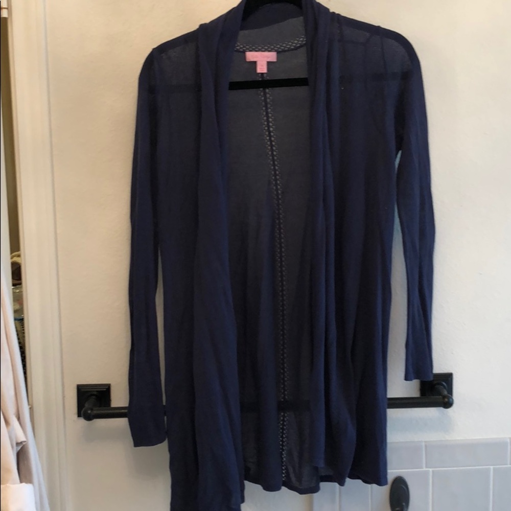 Lily Pulitzer Sheer Soft Tunic Sweater